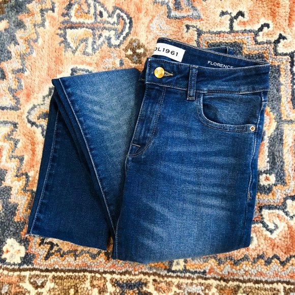 DL1961 Denim - DL1961 Florence Raw Hem Denim Skinny Jeans 26